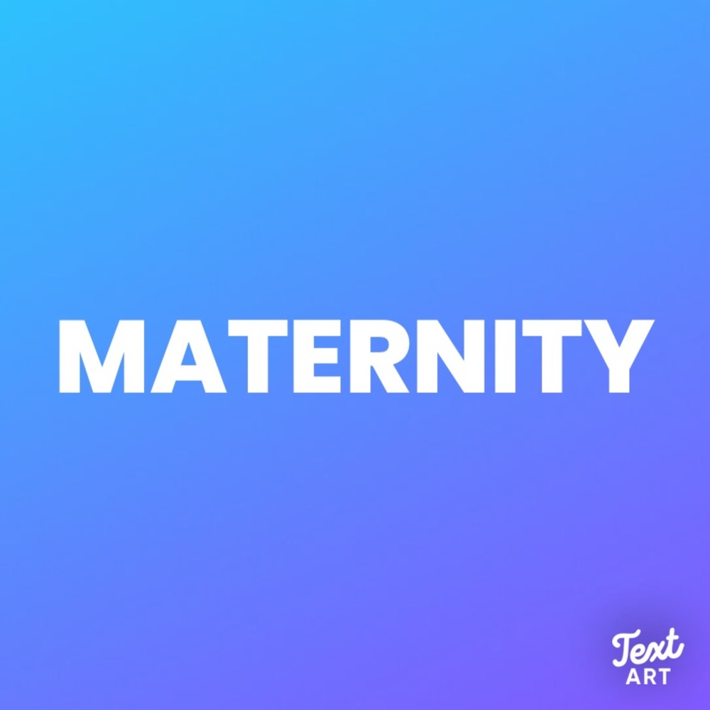 Maternity clothes